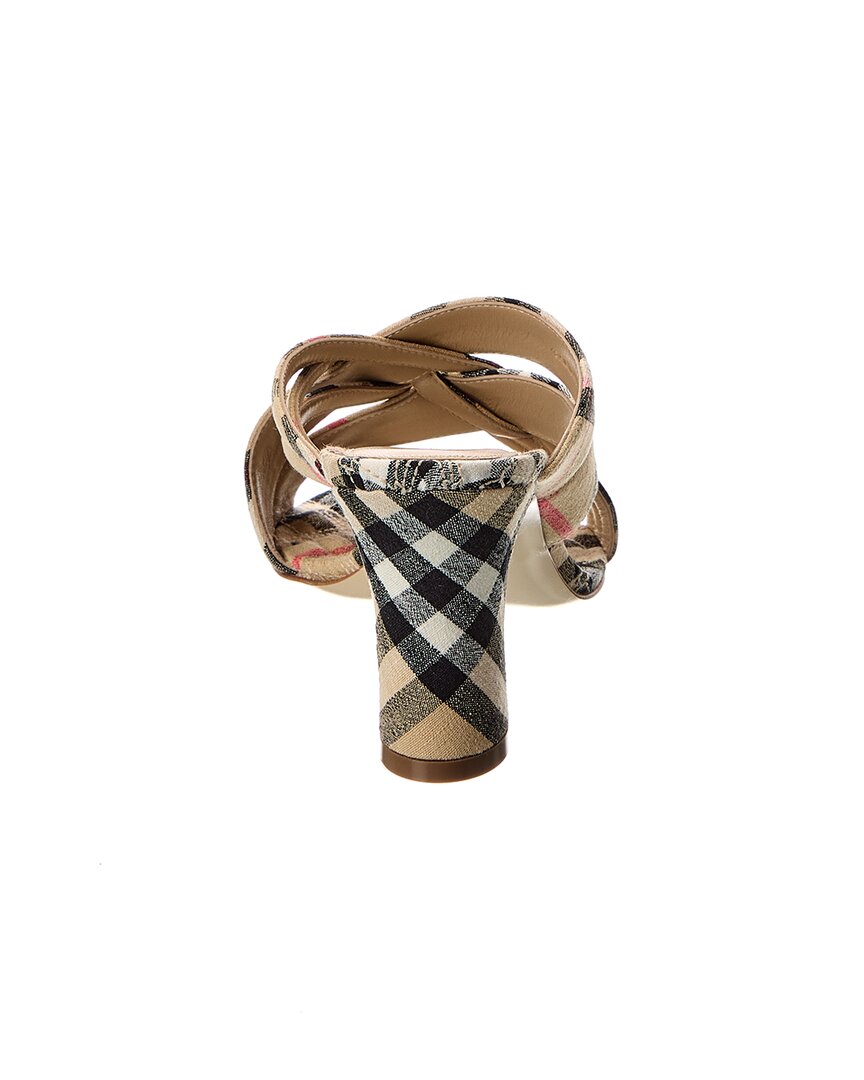 Burberry Check Linen Sandal