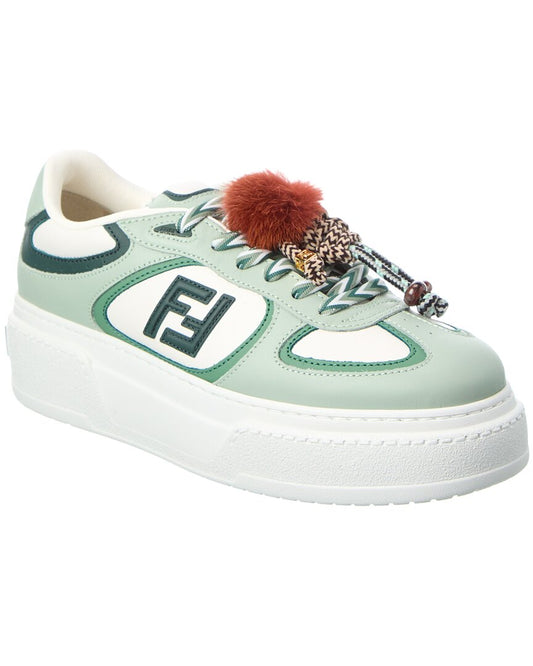 Fendi Match Leather Platform Sneaker