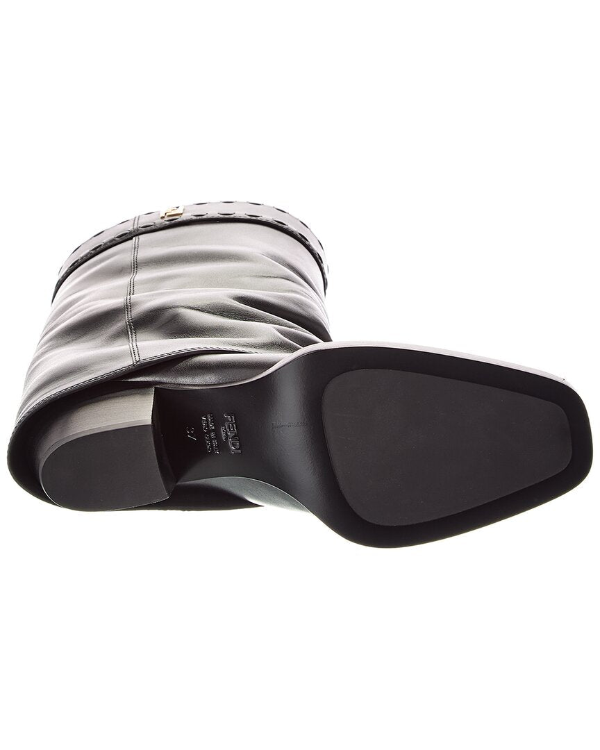 Fendi Ff Leather Boot