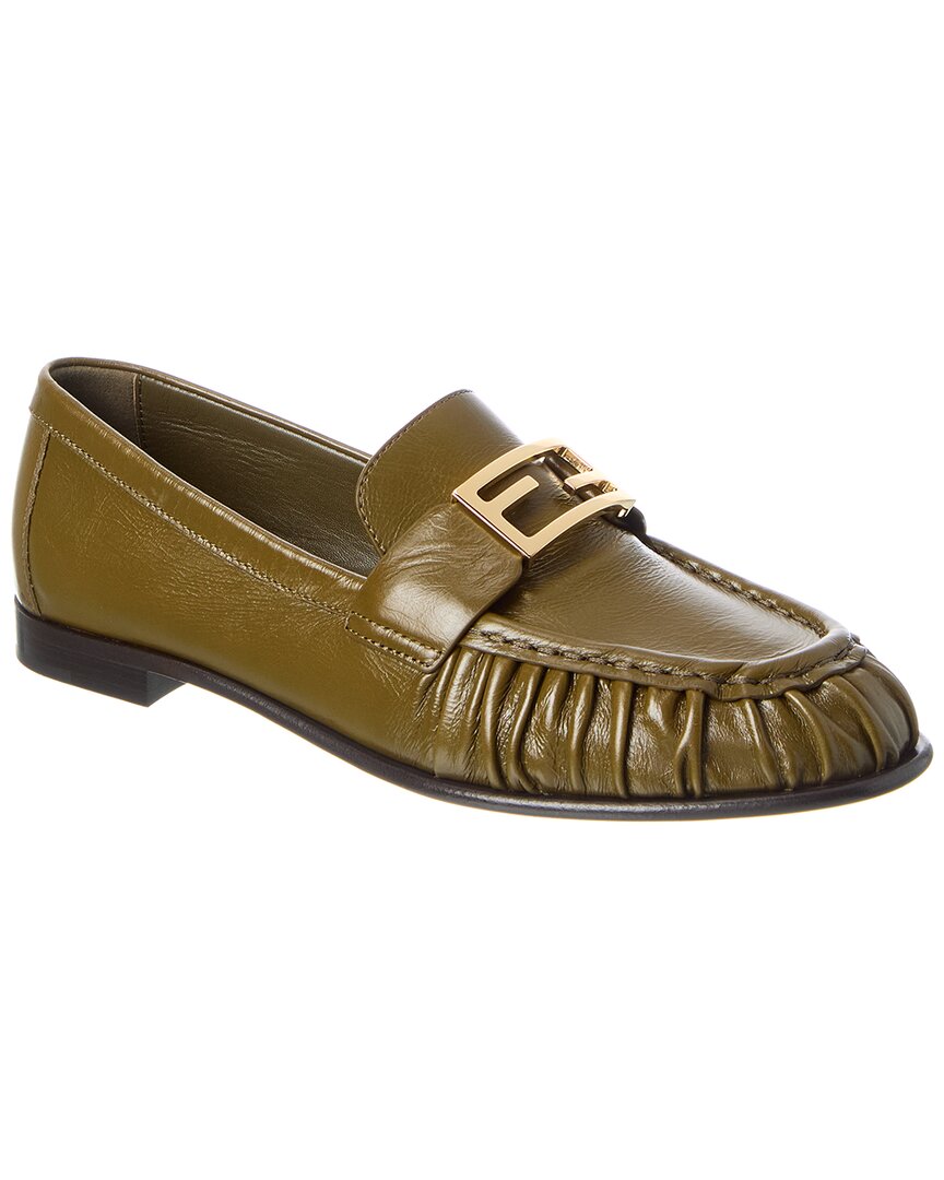 Fendi Baguette Leather Loafer