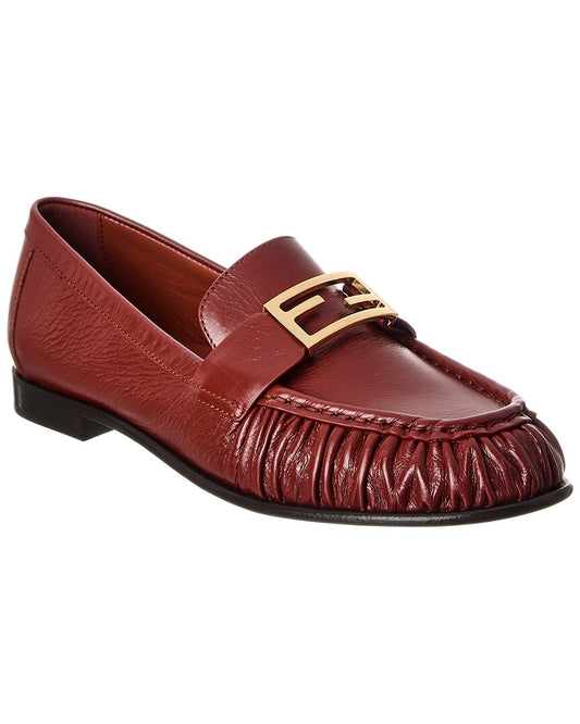 Fendi Baguette Leather Loafer