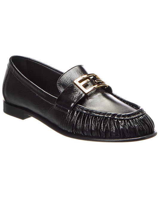 Fendi Baguette Leather Loafer