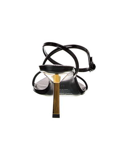Saint Laurent Lidya 75 Leather Sandal