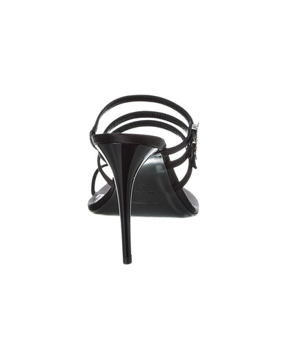 Saint Laurent Jerry 95 Satin Sandal
