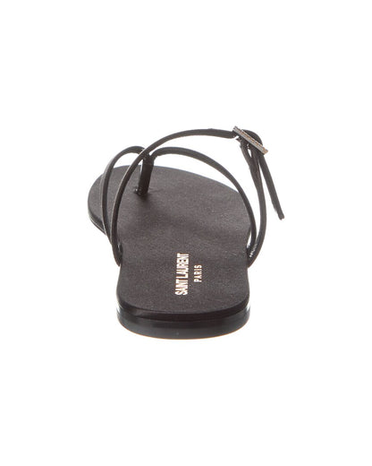 Saint Laurent Laszio Satin Sandal