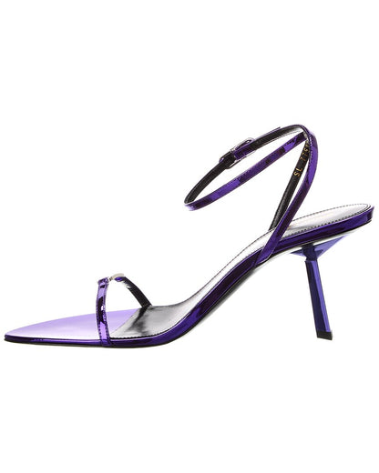 Saint Laurent Kitty 75 Leather Sandal