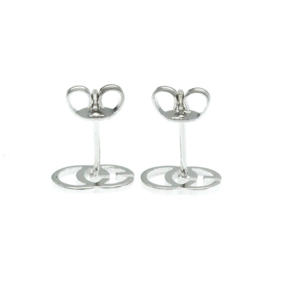 Gucci Gg Running Silver White Gold Earring Jewelry