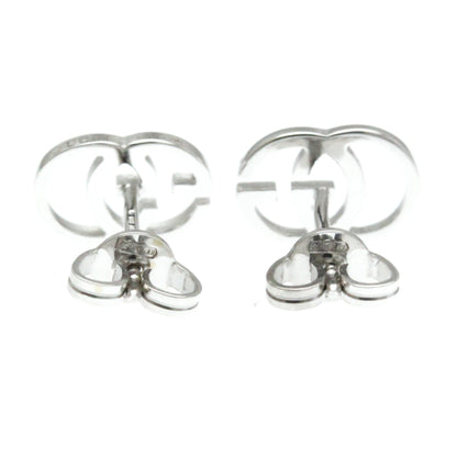 Gucci Gg Running Silver White Gold Earring Jewelry
