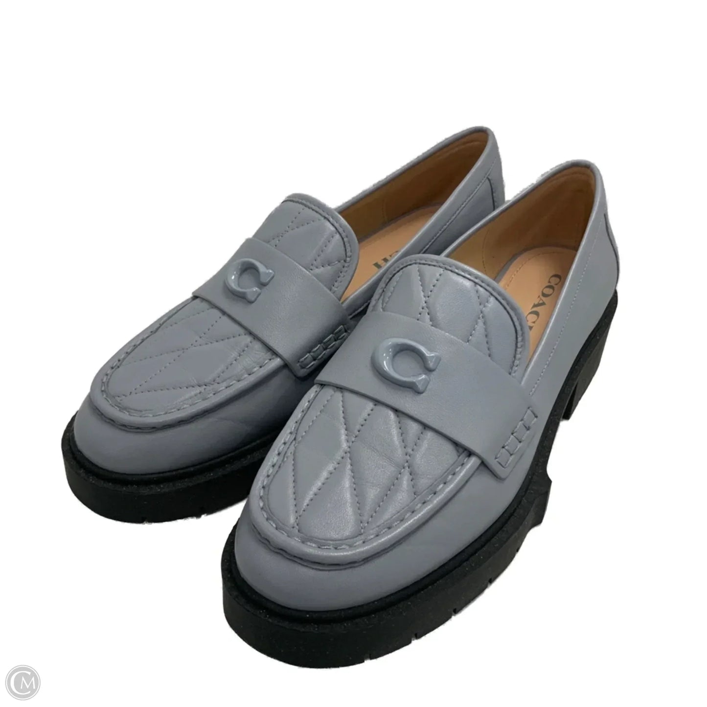 Shoes Designer By Coach In Grey, Size: 9.5