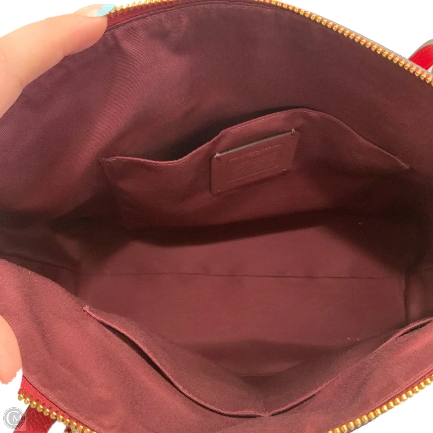 Handbag Designer By Coach, Size: Large