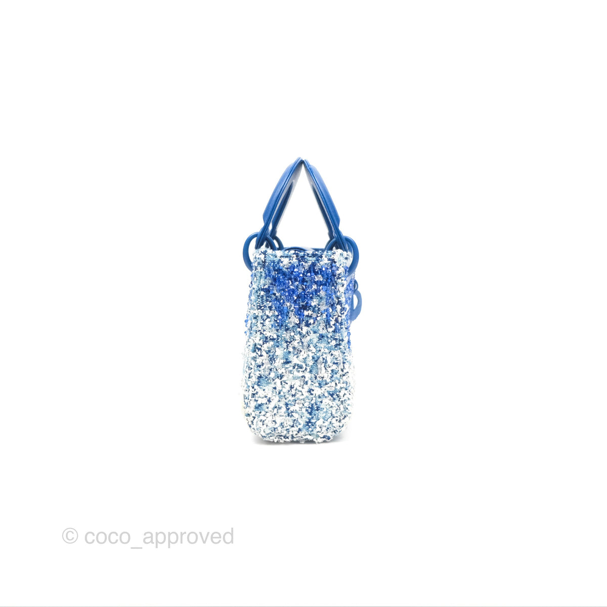 Dior Art Mini Lady Dior Beaded Blue "Chong Hyun Ha" Collaboration