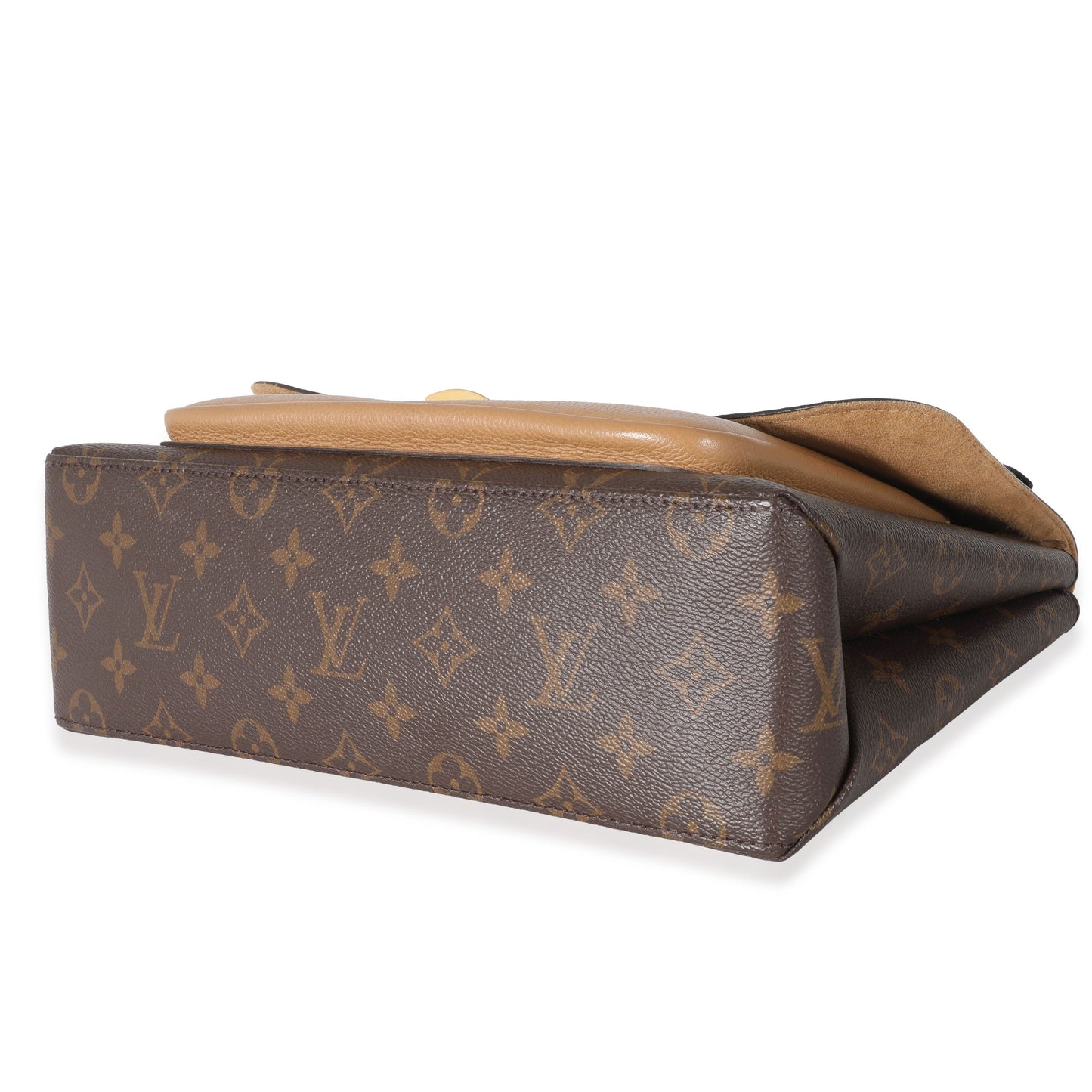 Louis Vuitton Sesame Leather Monogram Canvas Marignan Bag