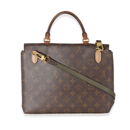 Louis Vuitton Sesame Leather Monogram Canvas Marignan Bag