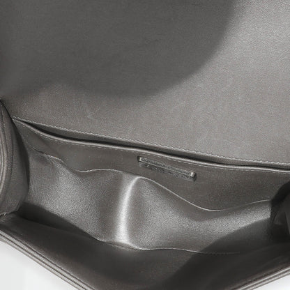 Grey Lambskin Galuchat Stingray Small Boy Bag