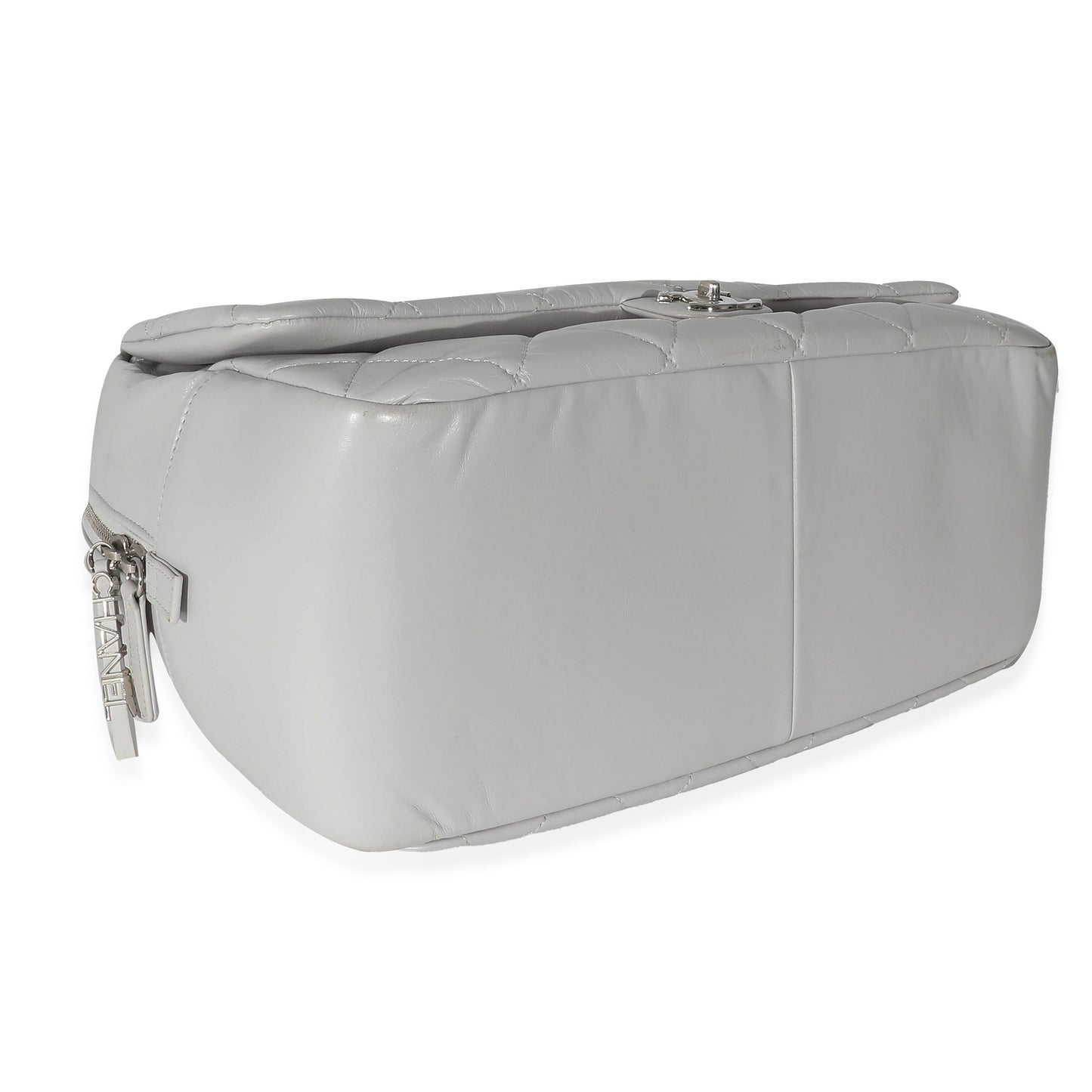 Grey Calfskin Express Bowling Bag