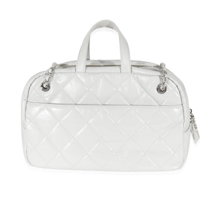 Grey Calfskin Express Bowling Bag