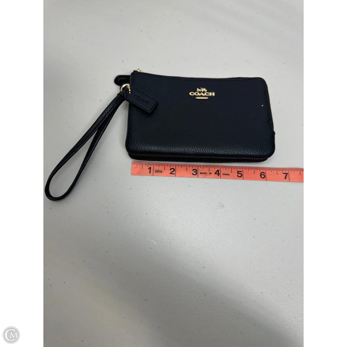 Coin Purse Designer By Coach, Size: Large