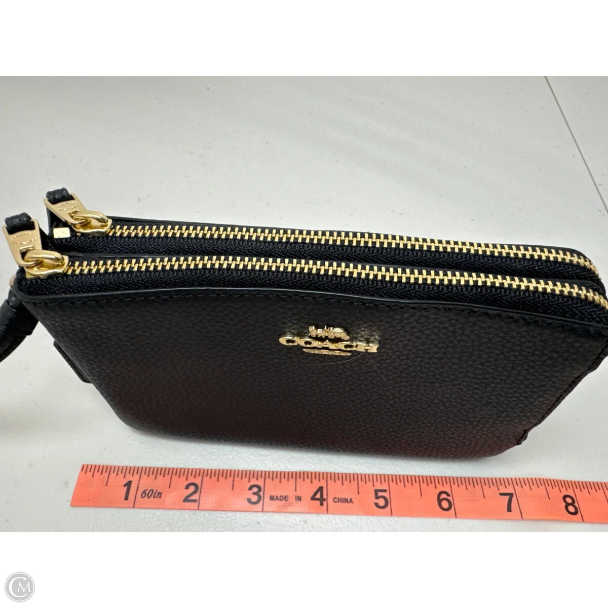 Coin Purse Designer By Coach, Size: Large