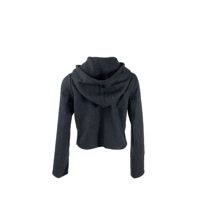 Celine Size 34 Veste Chasseur Baja Jacket Tweed Black