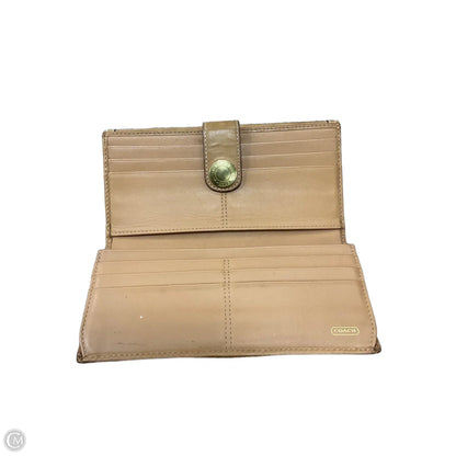 Wallet Designer By Coach, Size: Large
