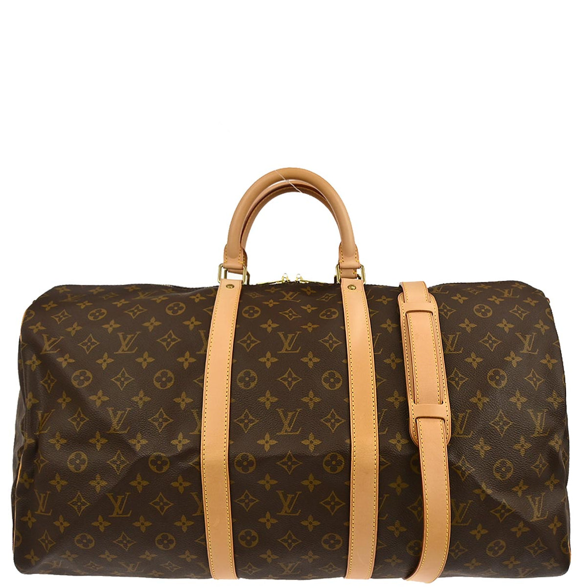 Louis Vuitton 1999 Monogram Keepall Bandouliere 55 Travel Bag M41414