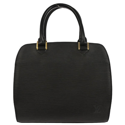 Louis Vuitton 2003 Black Epi Pont Neuf Handbag M52052