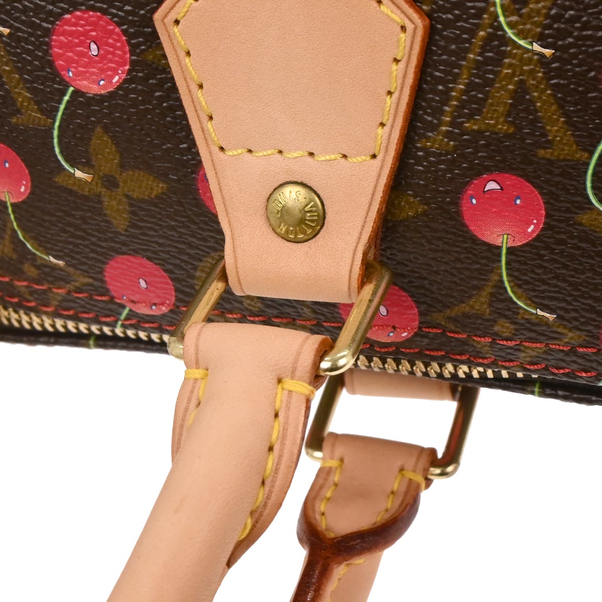 Louis Vuitton 2005 Monogram Cherry Speedy 25 Handbag M95009