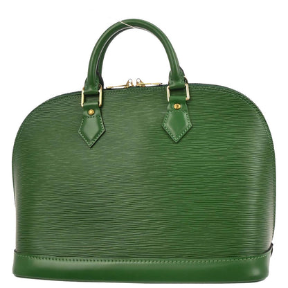 Louis Vuitton 1999 Green Epi Alma Handbag M52144