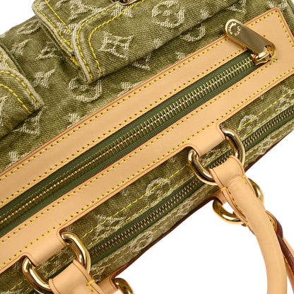 Louis Vuitton Green Monogram Denim Neo Speedy Handbag M95215