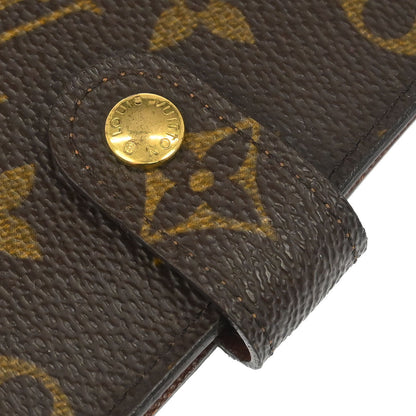 Louis Vuitton Monogram Agenda PM Notebook Cover R20005 Small Good