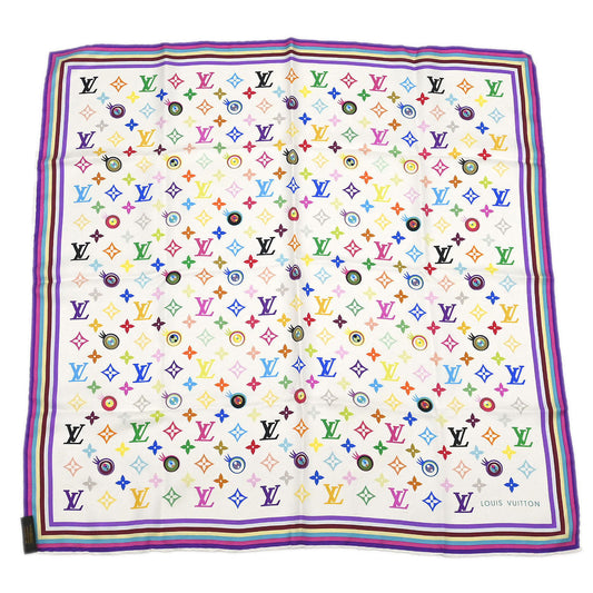 Louis Vuitton Scarf Takashi Murakami Eye Love Monogram M71917 Small Good