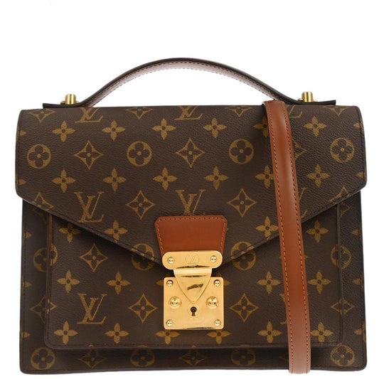 Louis Vuitton Monogram Monceau 28 Business 2way Shoulder Handbag M51185