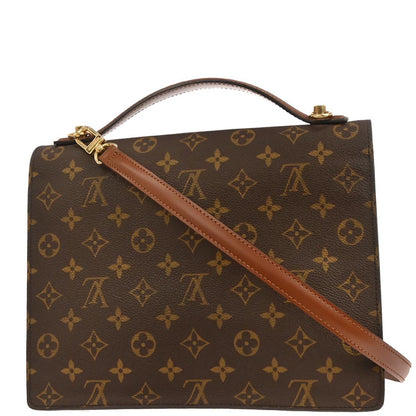 Louis Vuitton Monogram Monceau 28 Business 2way Shoulder Handbag M51185