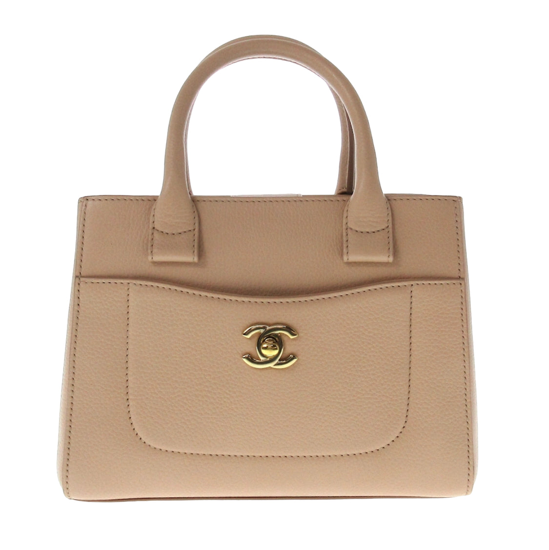 Chanel Neo executive small beige bag