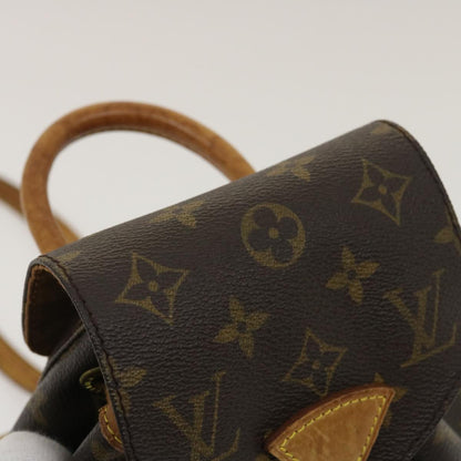Louis Vuitton Gray Canvas Montsouris backpack bag