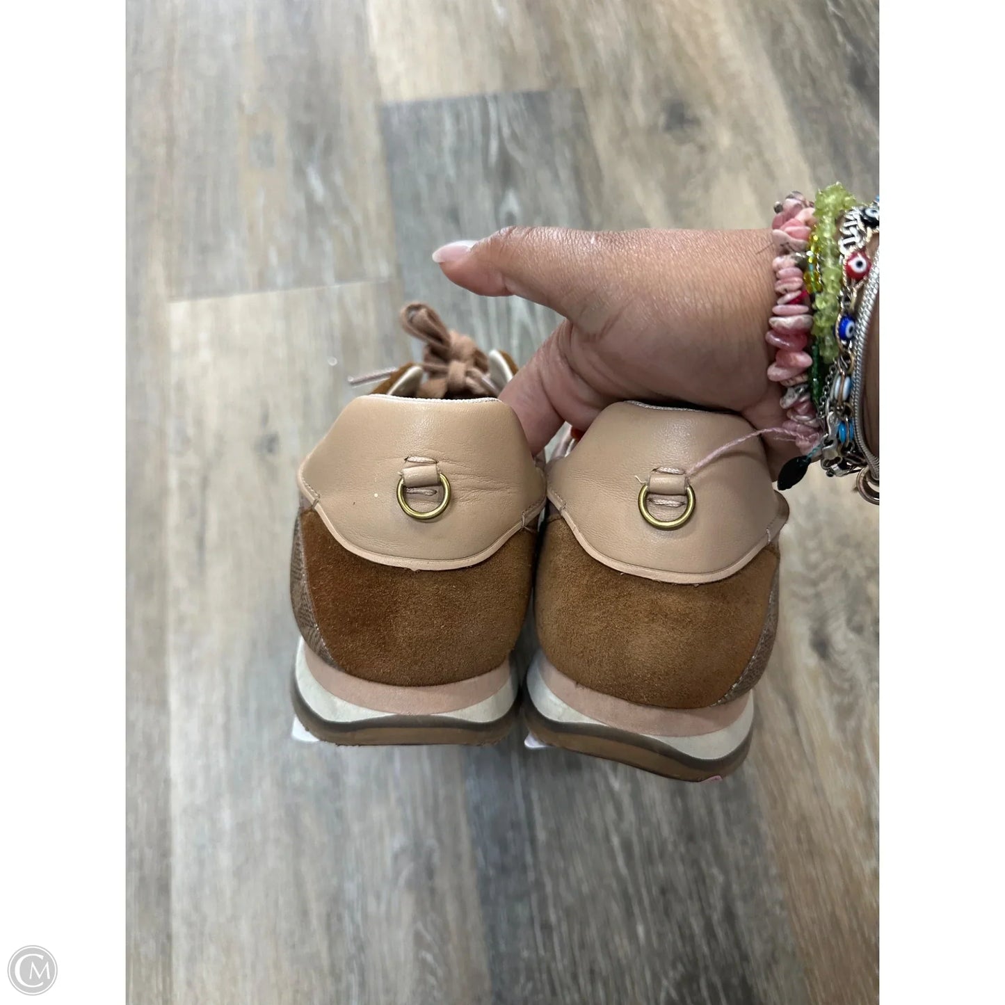 Shoes Designer By Coach In Tan, Size: 8.5