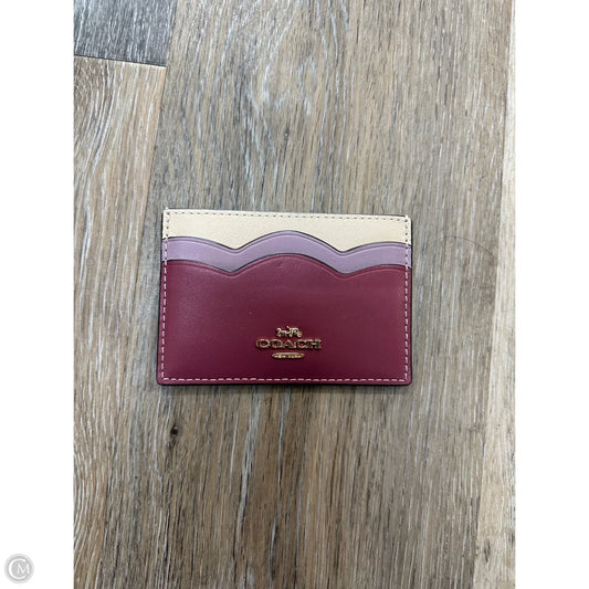 Wallet Designer By Coach, Size: Small