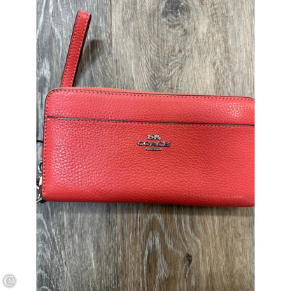 Wristlet Designer By Coach, Size: Large