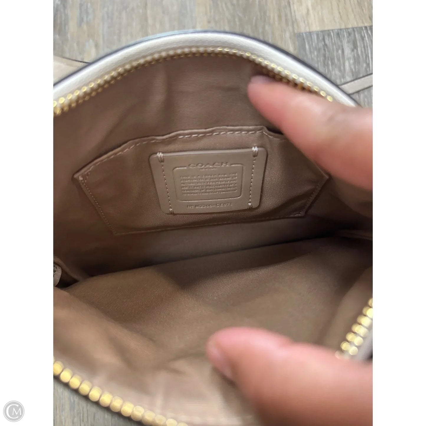 Crossbody Designer By Coach, Size: Medium