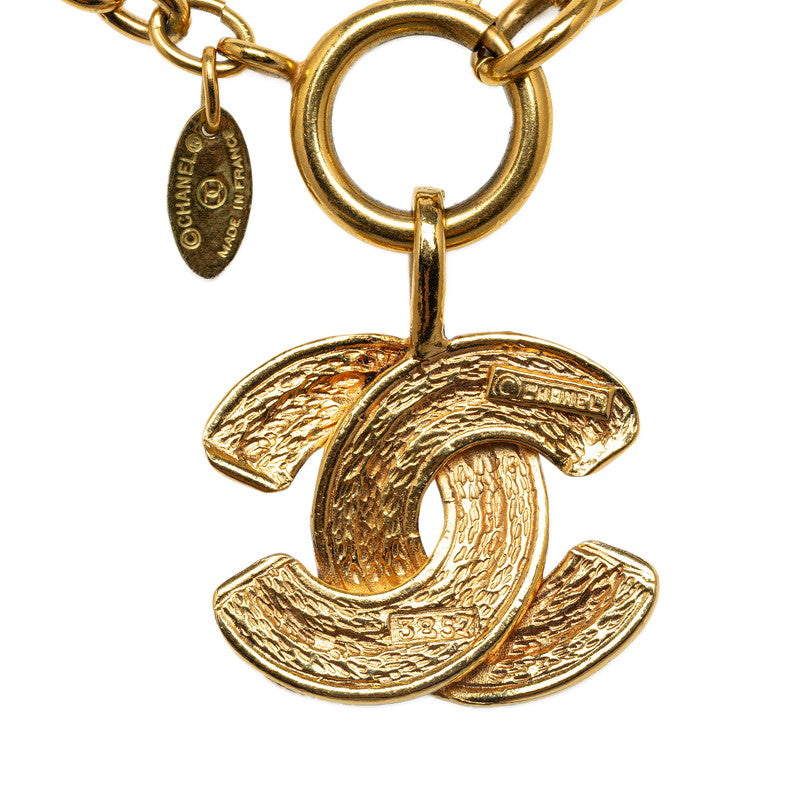 Chanel Vintage Matrasse Coco Necklace G   Chanel