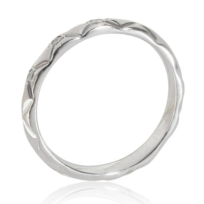 Chanel Coco Crush Band in Platinum . CTW