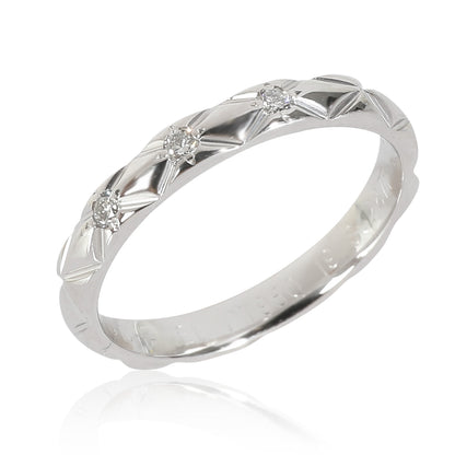Chanel Coco Crush Band in Platinum . CTW