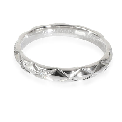 Chanel Coco Crush Band in Platinum . CTW