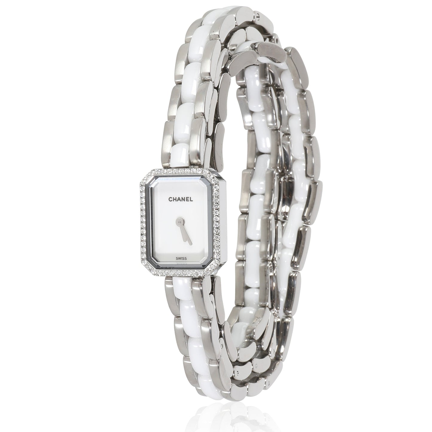 Premeire Wrap H3059 Women's Watch in  Stainless Steel/Ceramic