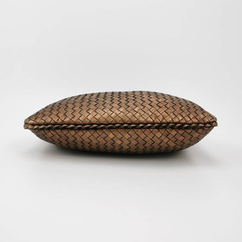 Bottega Veneta Veneta Hobo Metallic Copper Leather Medium 38.5