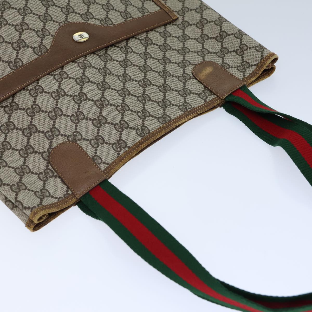 Gucci Gg Canvas Beige Canvas Tote Bag