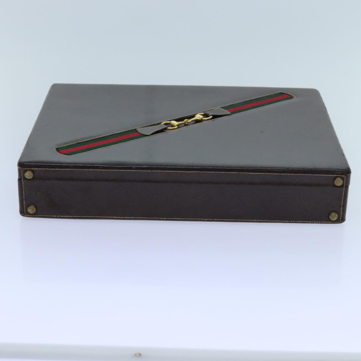 Gucci Sherry Brown Leather Briefcase Bag