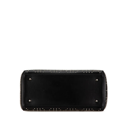 Medium Lambskin Cannage Studded Supple Lady Dior