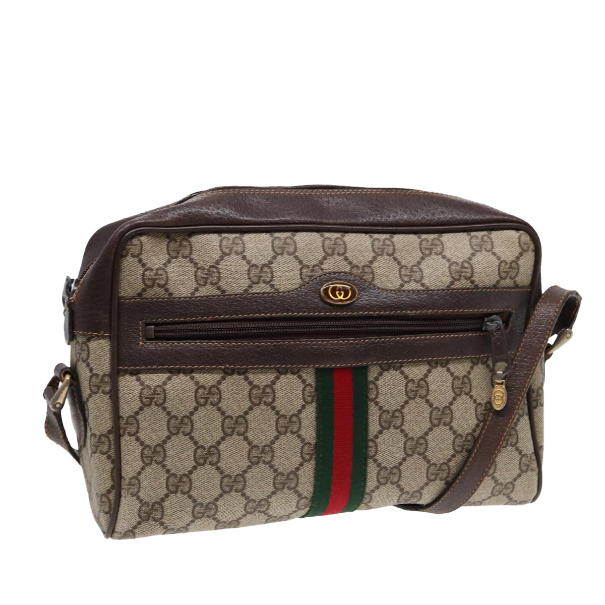 Gucci Gg Canvas Beige Canvas Shoulder Bag ()