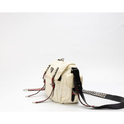 Prada New Vela Studded Messenger Bag